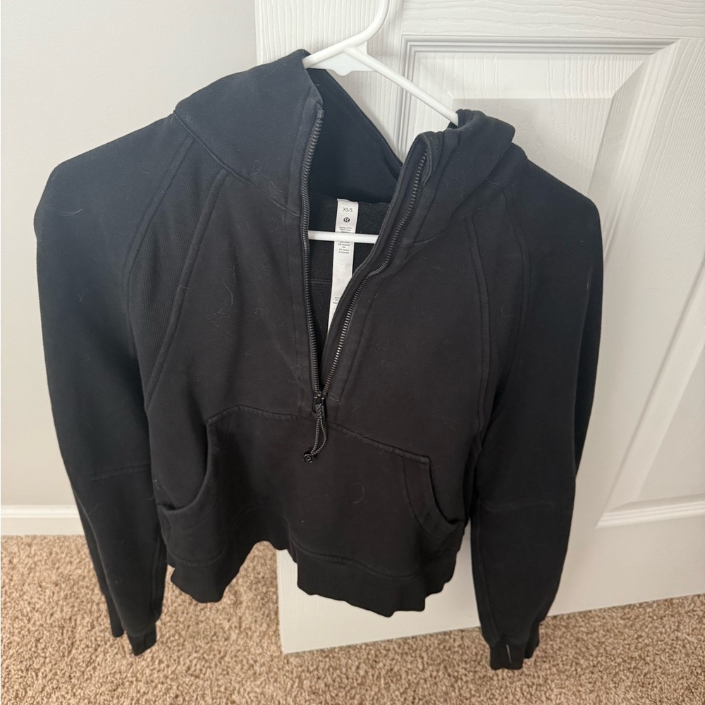 Lululemon Black Half-Zip Hoodie